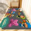 Cartoon-Stil Bodenmatte rutschfest Teppiche Spielmatten Teppich Schlafzimmer Dekoration Wohnzimmer Teppich Krabbelmatte Weihnachtsgeschenk Teppich P-Pocoyo