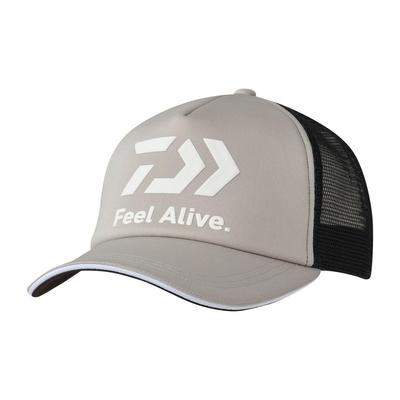 DAIWA Soft Half Mesh Free Size FeelAlive. Cap, 25DC-6225, Gray,