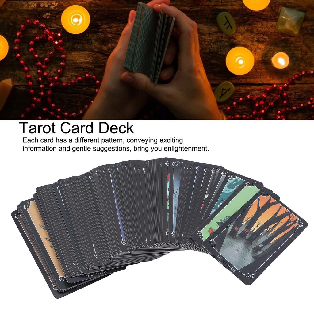 Mysterious Tarot Card Set Future Telling Guidance Tarot Deck Party Board Game Gift