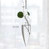 1Pcs Creative Hanging Glass Vase Transparent Hydroponic Container Terrarium Flower Plant Pot Garden Home Wedding Decoration