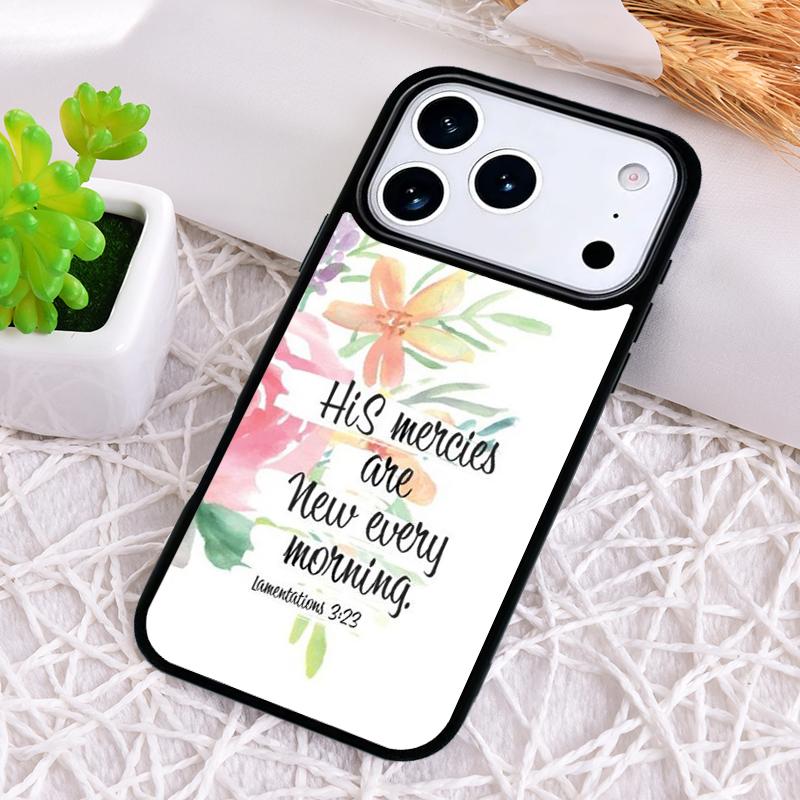 Christian Scripture Phone Case for iPhone 17 Air 16 15 11 12 14 13 Pro Max Shockproof Cover