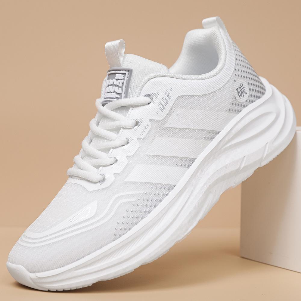 New sports shoes lightweight couple running shoes comfortable soft sole mesh breathable running shoes