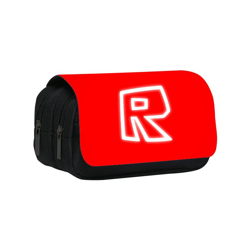 Roblox Muster Doppelschicht Flip Cover Schüler Schreibwaren Aufbewahrung Federmäppchen Für Kinder Und Jugendliche