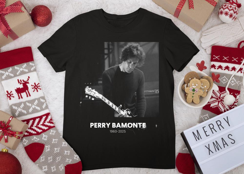 

Perry Bamonte 1960 2025 mEMORIAL Shirt Black Unisex Size S5XL KY141 Unisex T-Shirt M