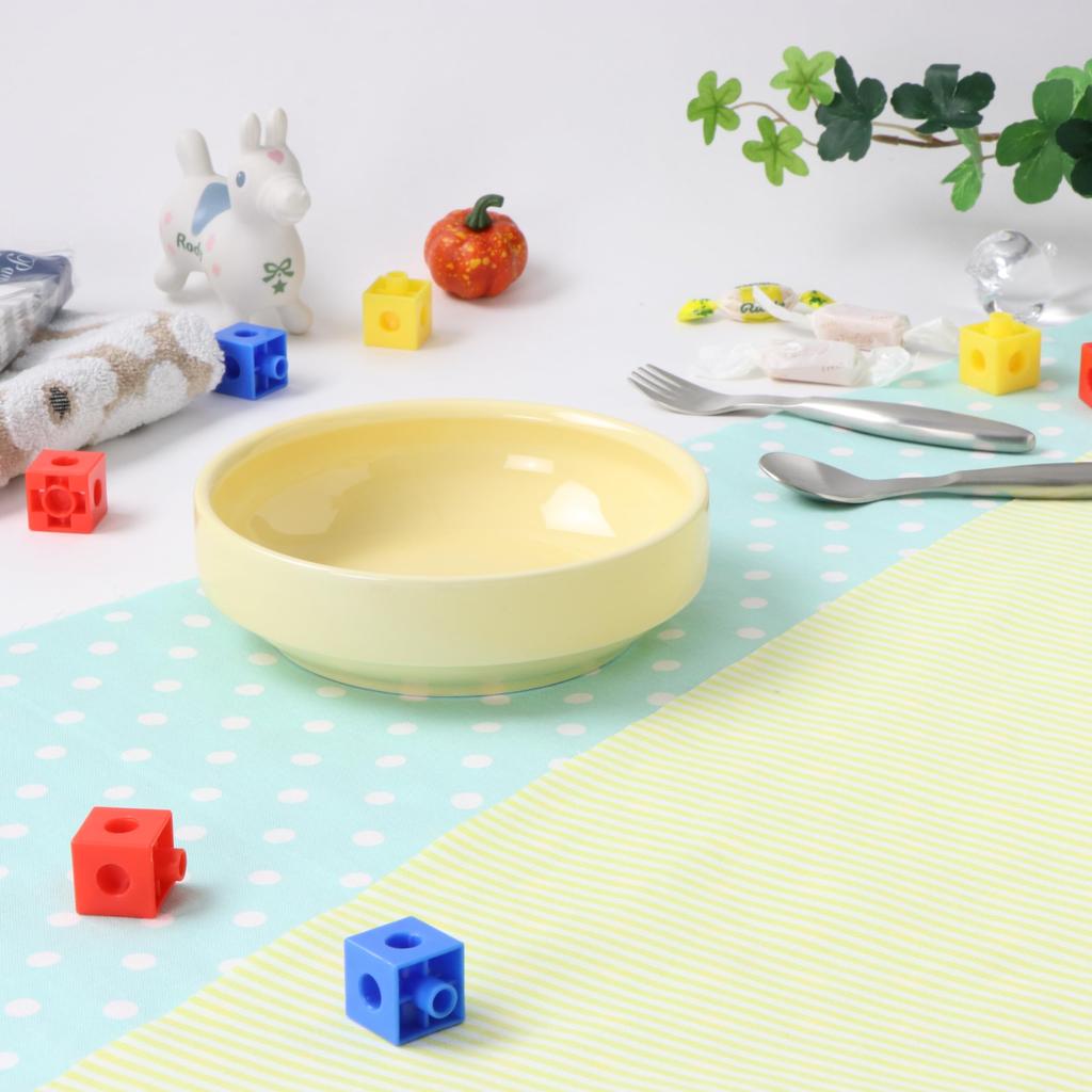 OGISO Baby Noah Deep Small Plate Diameter 17146250A100 Children's Tableware, Tableware, Cafe, Easy-to-Scoop 14.5cm (Dishwasher/Microwave Safe), Cafe,