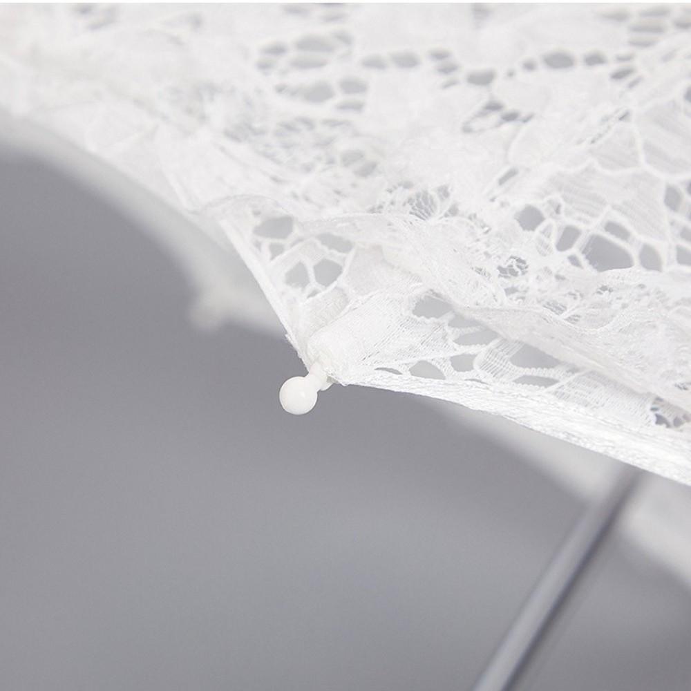 Mesh Flower Mini Bridal Umbrella Hollowed Out Wedding Decoration Props  Wedding Party Supplies
