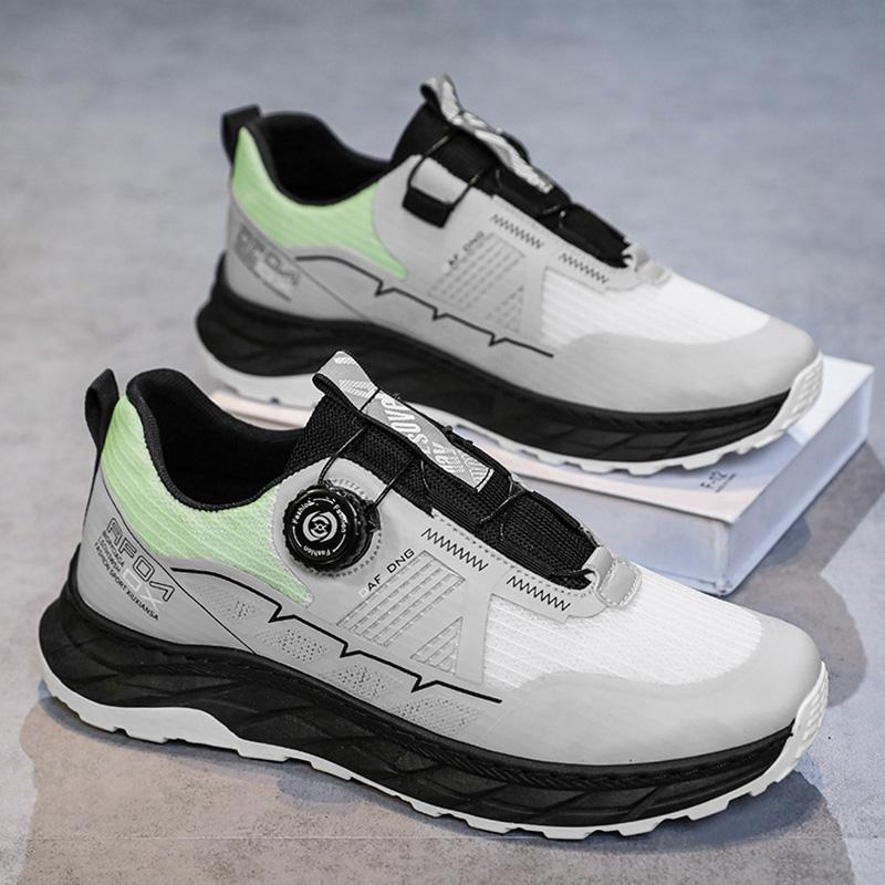 Summer On New Mesh Fabric Breathable Sports Fashion Shoes Thick Soles Increase Casual Personality Knobs Daddy Shoes Men's Shoes