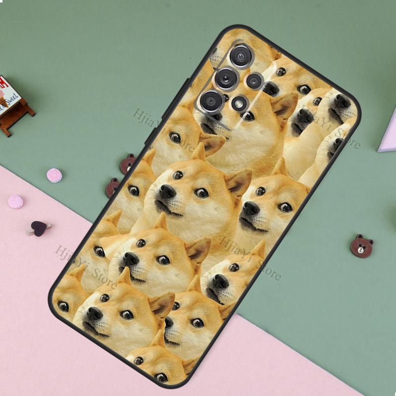Doge Meme Kabosu Fundas For Samsung A53 A33 A23 A13 A73 A12 A22 A32 A42 A52 A72 A50 A51 A71 A14 A34 A54 Case