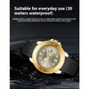 Top Brand Explosions Men's Watch Calendar Hollow Bottom Quartz Luminous Watch