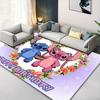 1pc Disney Lilo and Stitch Pattern Carpet Area Rug Non-slip Carpet Hand Washable Floor Mat Suitable For Living Room Bedroom Home Decor Room