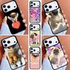 Angel Pug Phone Case for iPhone 16e 15 14 13 12 17 Pro Max Plus Air 17pro Cover Coque