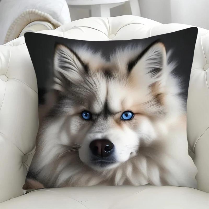 Car Living Room Sofa Cushion Cover Wildlife Pattern Luxury Home Decor Pillow Cover
