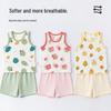 Babyprints Kids Pure Cotton Summer Vest & Shorts Homewear Set