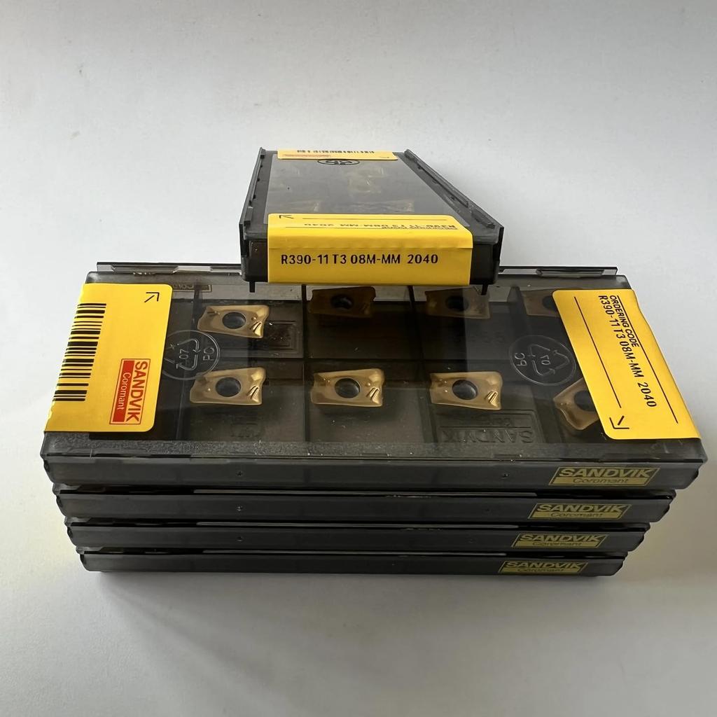 Original Sandvik / R390-11T308M-MM 2040 /  CNC lathe carbide blade 10 Pcs