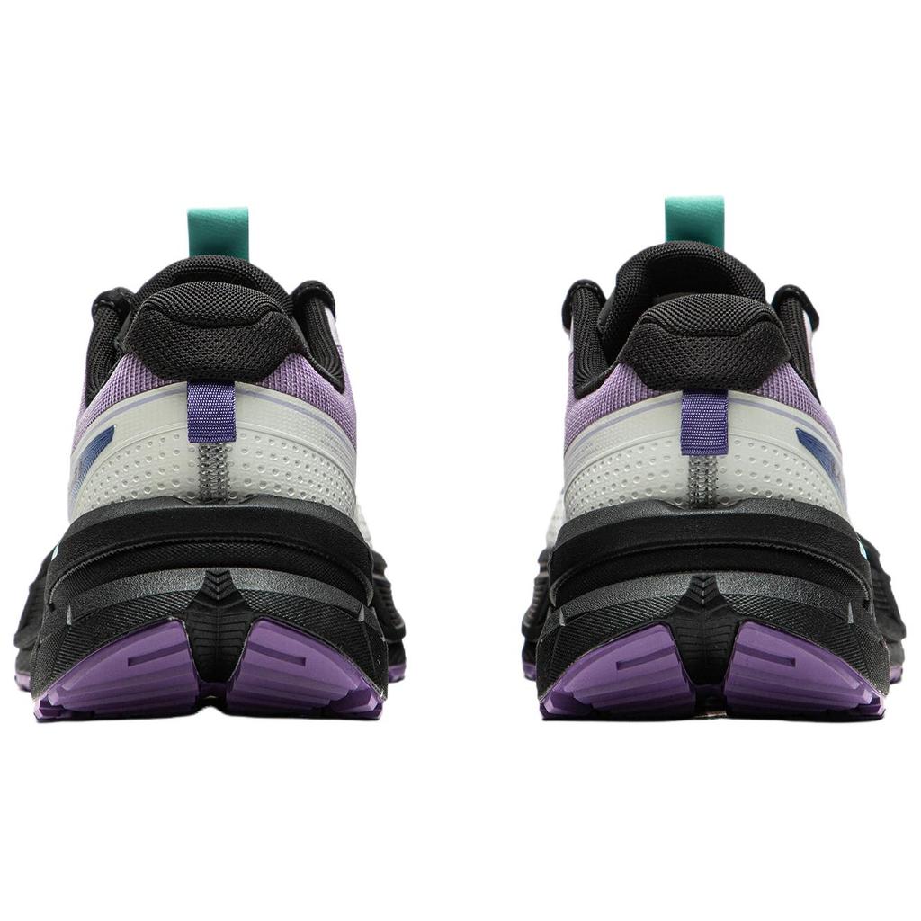 Li Ning Outdoor CF Su Xun Chuan 2 Stoff TPU Leicht Outdoor Atmungsaktiv Rückfedernd Niedrig geschnitten Wanderschuhe Unisex Wanderschuhe Lila Weiß AHTW003-8