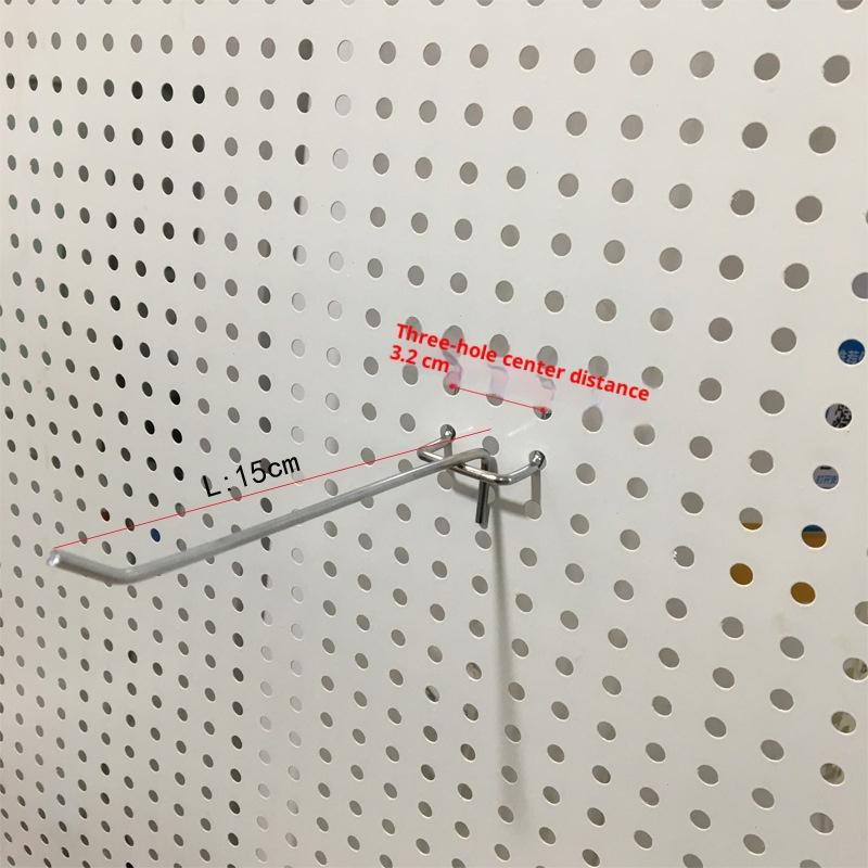 5Pcs Metal Universal Mesh Panel Hooks Retail Shop Mesh Stall Hangers Wall Hook Coat Bag Supermarket Shelf Hook