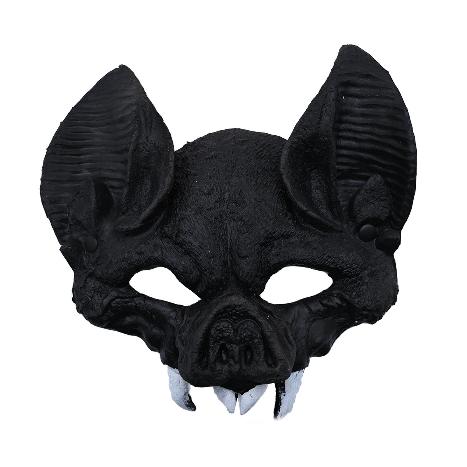 Ужасная полумаска Реалистичное животное Для Хэллоуина Косплея Веселья Ужасная полумаска Для Хэллоуина