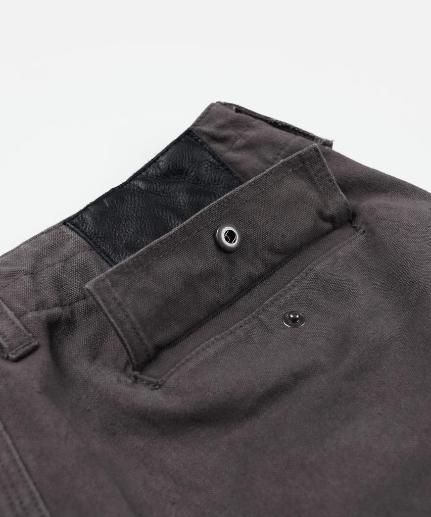 FRIZMWORKS Heavy Canvas Destroyed Double Knee Pants _ Mud