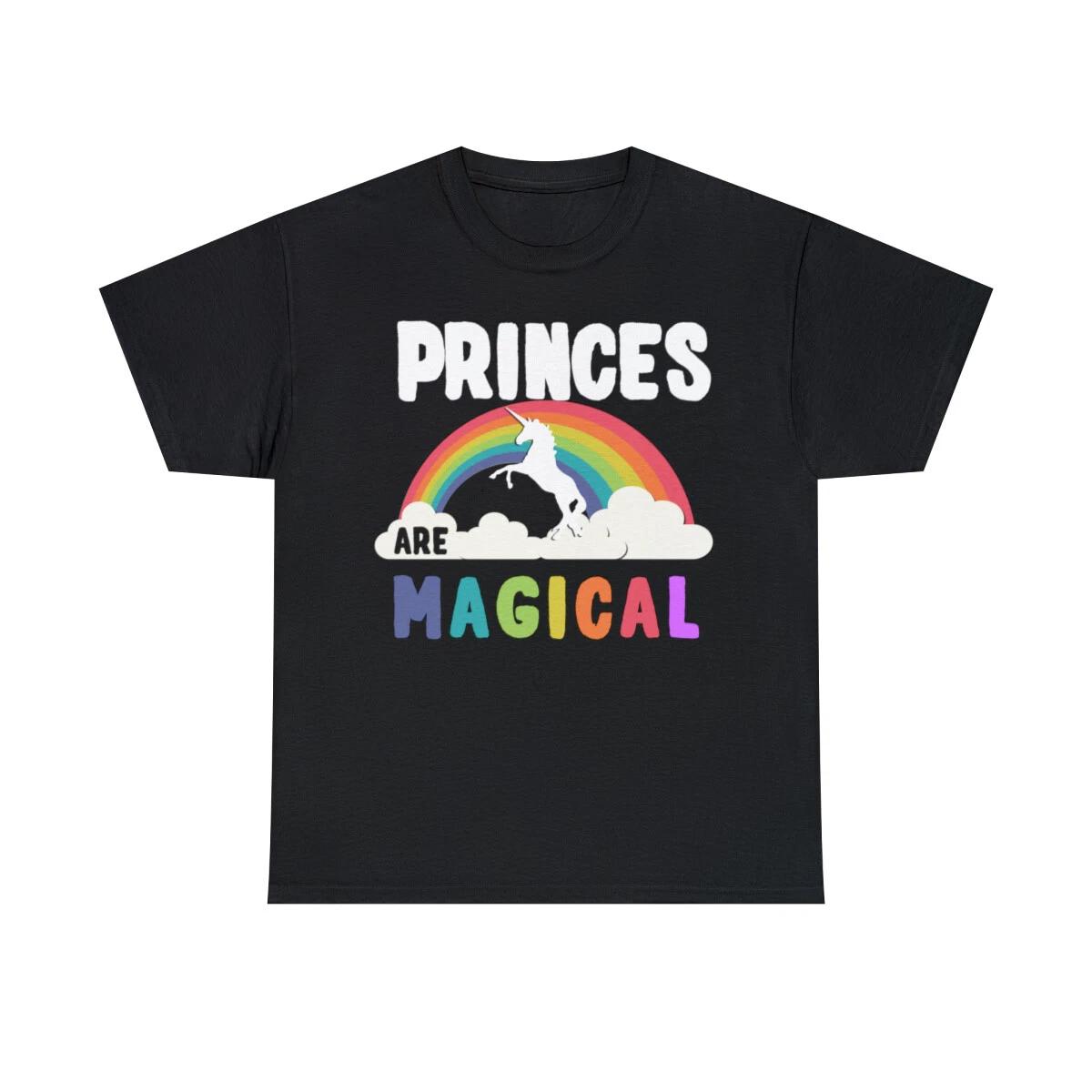 Princes Are Magical Short Sleeve Graphic T-Shirt, Sizes S-5XL S
