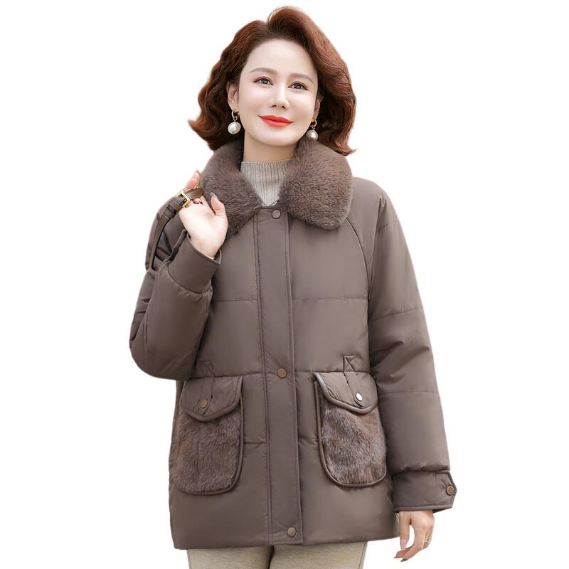 Yalu Women's Mid-Aged Winter Padded Coat