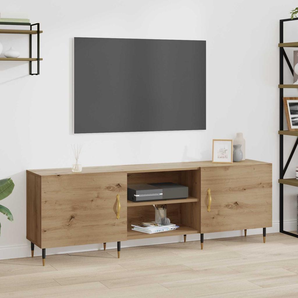 TV Stand Artisan Oak 150 x 30 x 50 cm Particleboard