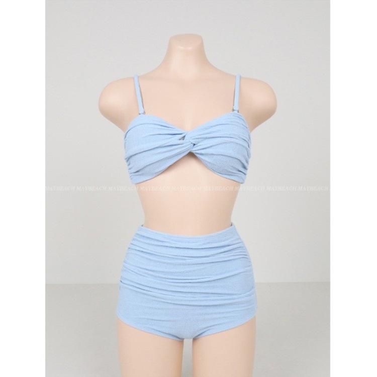 Women's Sexy High-Waisted Bikini with Slimming Effect for Summer Vacations