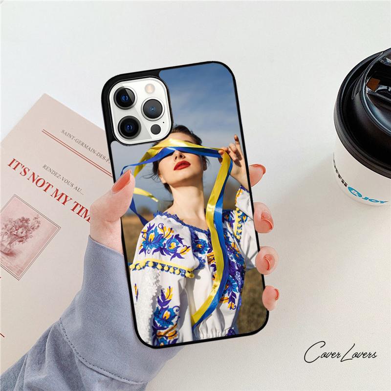 U-kraine Flag art work Phone Case For Apple iPhone 17 Air Pro Max Plus Coque For iPhone 14 15 16 13 12 Max Cover