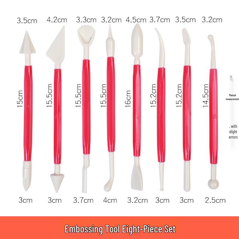 8-Piece Handcrafted Clay Pottery Sculpting and Modeling Tool Set