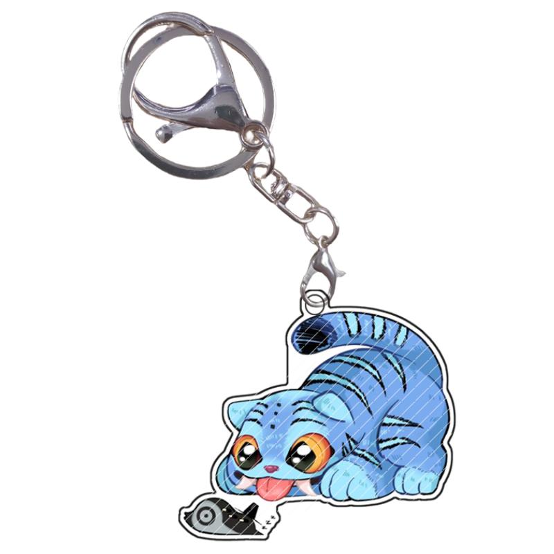 Acrylic Keychain KPop Demon Hunters Rumi Mira Zoey Jinu Baby Saja Celine Bobby Cartoon Anime Characters Gift Pendant Decoration