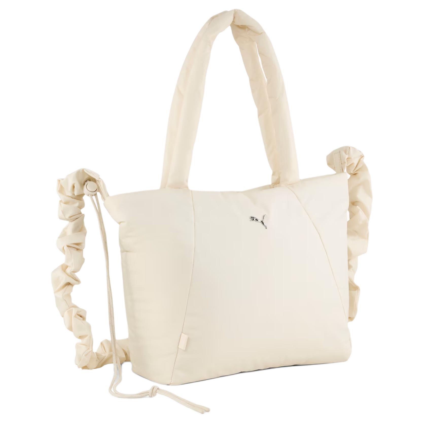 

Новая тканевая сумка на одно плечо PUMA женская белая 091444-01 30.0*9.9*38.1CM