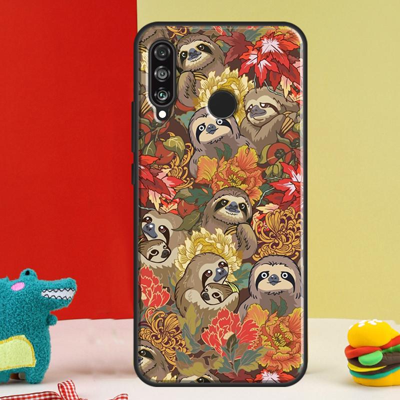 Sloth Cute Animal For Huawei Nova 9 10 SE 12i 12s 11i 5T Y91 Y90 Y60 Y70 Y72 Y61 P60 Pro P20 P30 P40 Lite Case