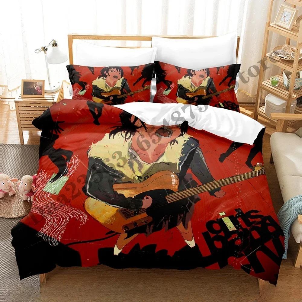

Trendy Warm Single Twin Full Queen King New 3D Anime Bed Girls Band Cry Size Adult Kid Bedroom Duvetcover Sets Quilt Comforter (quilt)-EU Single(135*200cm)3pcs
