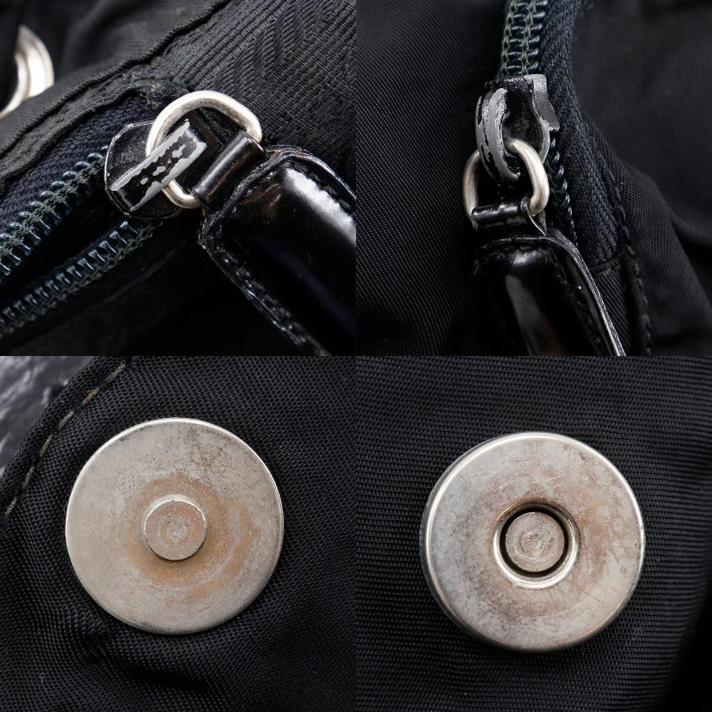 Prada Backpack Daypack Black Nylon Women Used