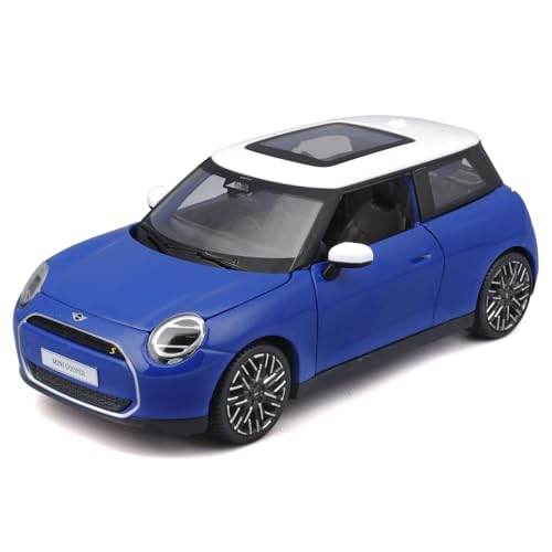 Maisto 1/24 scale Mini Cooper SE (J01) Blue / Diecast Model Car, Finished Model 32926