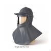 Sandstrahlhaube Vollschutz mit Gesichtsschild Staubdichter Helm für Arbeiter, Maler,