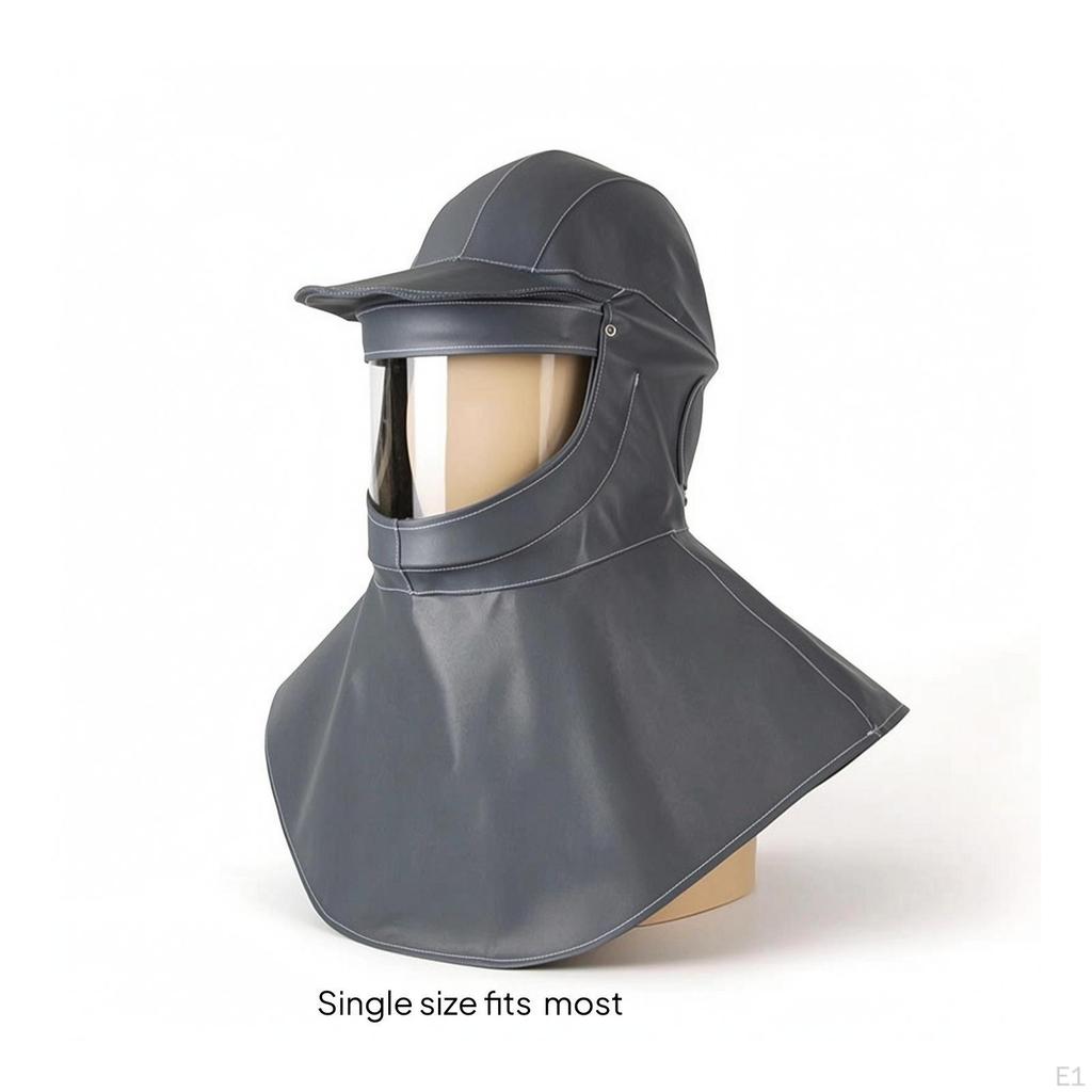 Sandstrahlhaube Vollschutz mit Gesichtsschild Staubdichter Helm für Arbeiter, Maler,