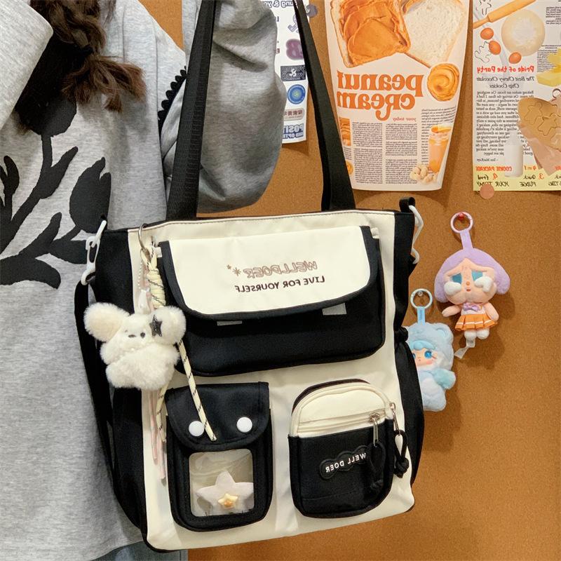 Schoolbag Large capacity schoolbag Girls primary school students High value Small fresh color matching backpack Junior high school students Versatile