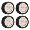 4 Pcs RC Car Tire Rubber Wheels High Wear Resistance Strong Cushioning 1Celsius10 RC On Road Tyres for