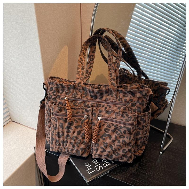 Personalized tote bag casual large capacity canvas tote bag commuter student class shoulder messenger bag