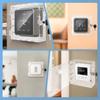 Universal Thermostat Lock Box Acrylic Thermostat Cover Transparent Thermostat Guard Wall Mount Thermostat Guard Box for Office