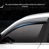 Honda Tenth Gen Accord, Civic, Lingpai, and Fengfan Car Window Rain Visor - Sun and Rain Guard for CR-V, XRV