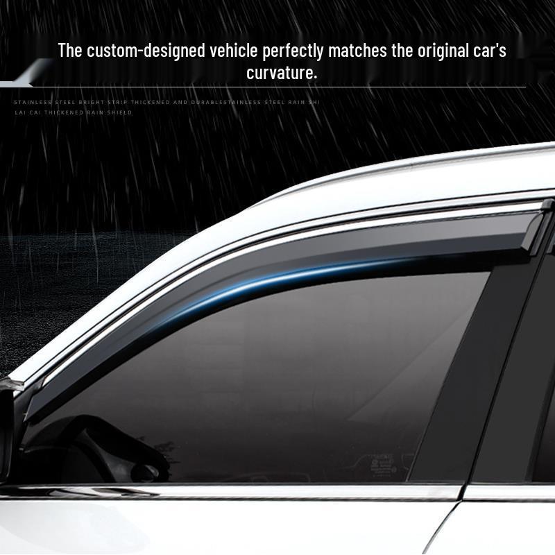 Honda Tenth Gen Accord, Civic, Lingpai, and Fengfan Car Window Rain Visor - Sun and Rain Guard for CR-V, XRV