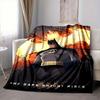 1pc Batman Flannel Throw Blanket - Lightweight Soft Warm All-Season Blanket for Sofa, Bed, Travel, Camping  L1029172