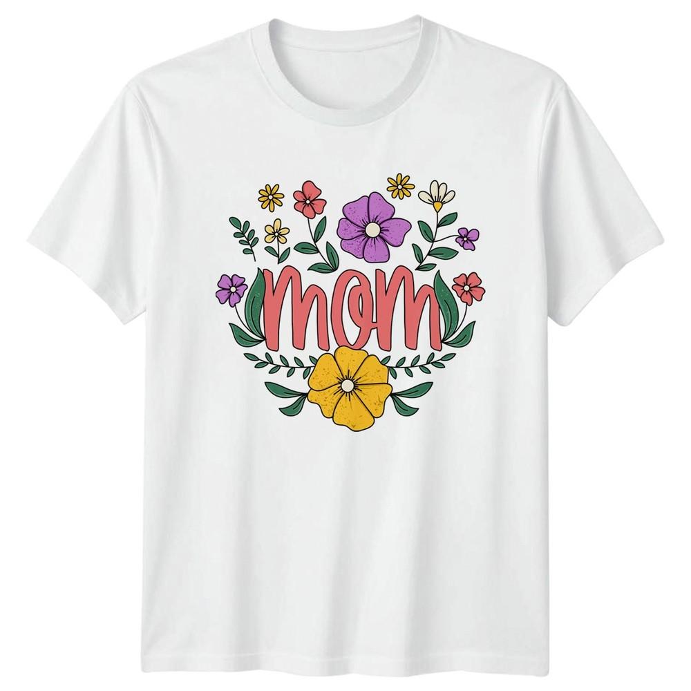Mom Unisexs TShirt Floral Motherhood Mothers Day Gift For Her S