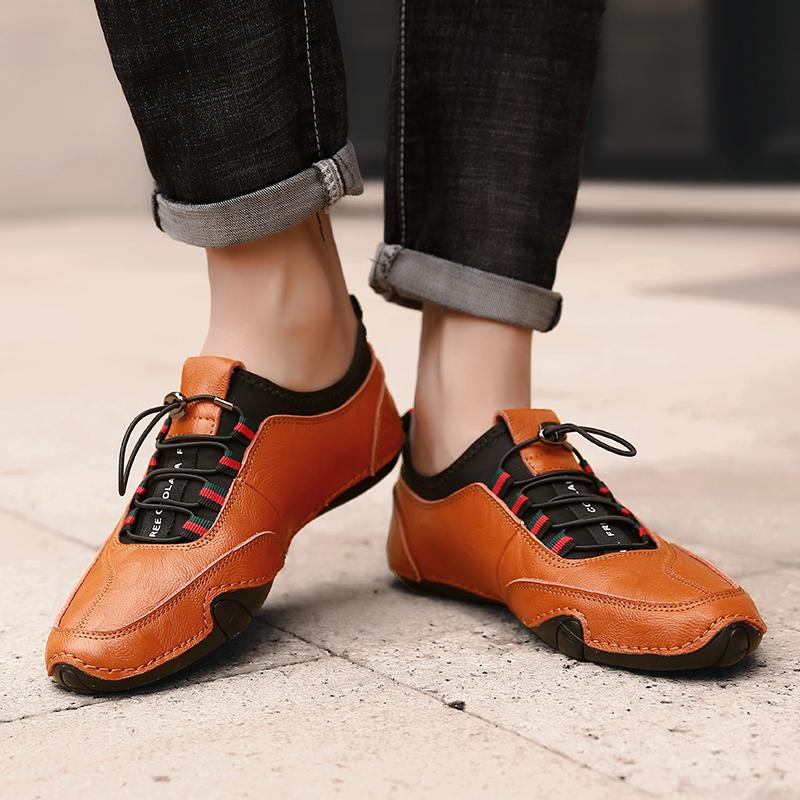 38-46 Loafer for Men  Flat Wedding Shoes Breathable Casual Lazy Shoes Soft Men Dress Shoes
