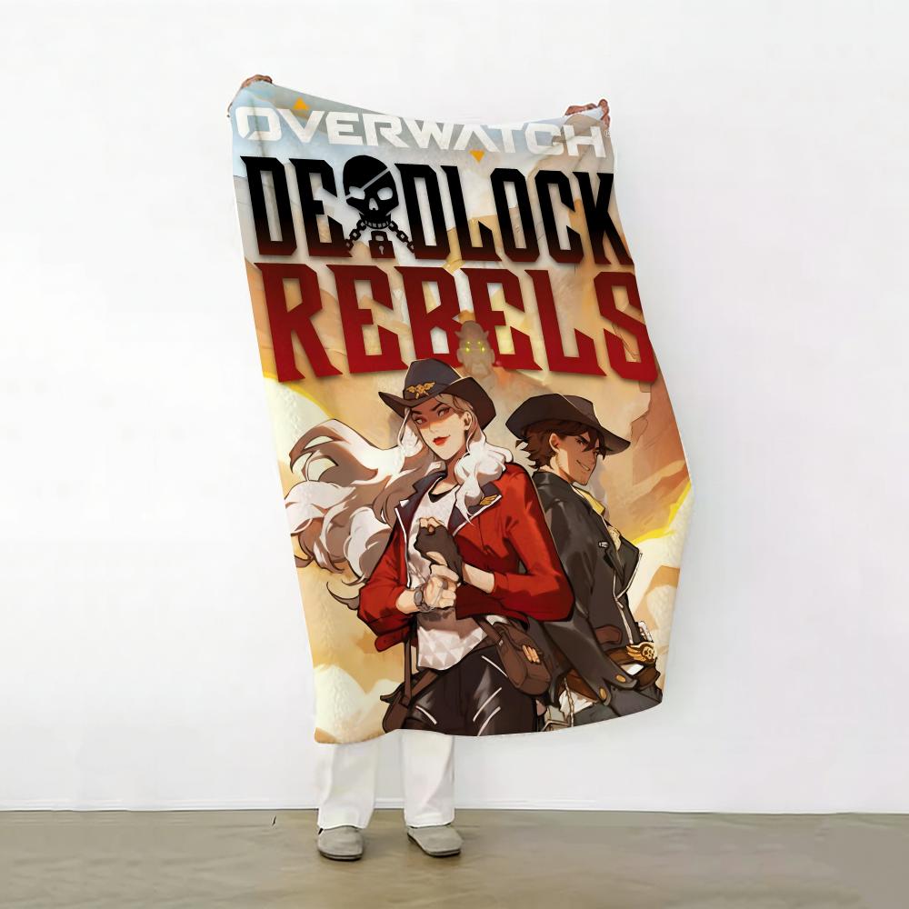

Game D Deadlock Throw Soft Warm Flannel Fleece Throw Blanket for Sofa Bed Travel Home 75cmx90cm