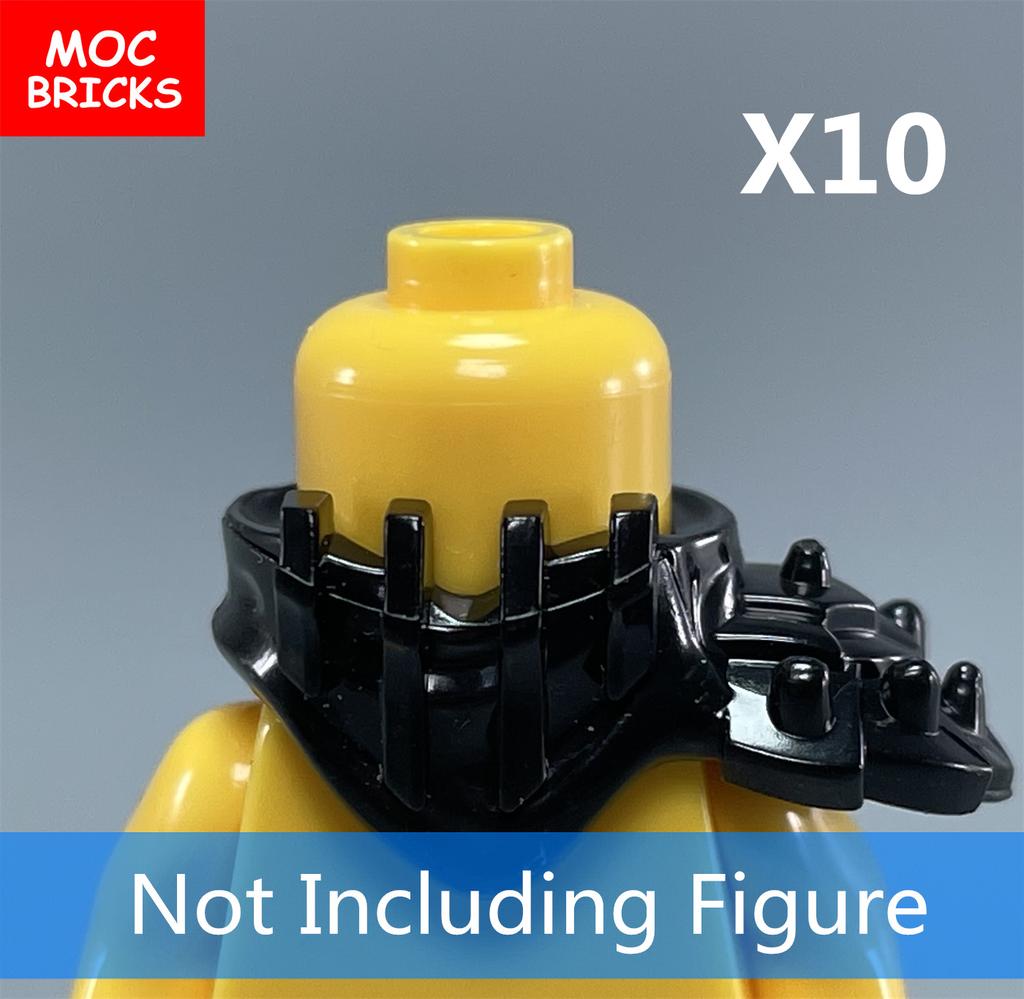 MOC Bricks Snakehead ninja Helmet Shoulder Dragon's Armor Action Figure Building blocks Assembles Particles Toys