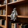 Shelf Edge Wizard Decoration 3D Printed Figurine, Small Sitter, Collectible Monitor Desktop Ornament for Bookshelves, Desks, TV Cabinets, Home