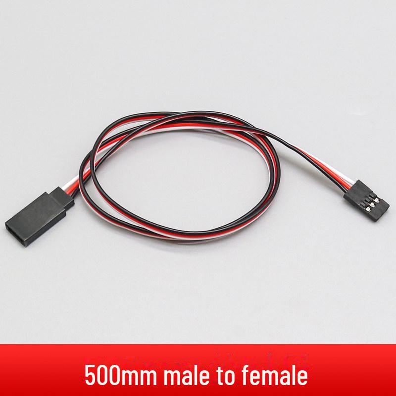 "30-Core Servo Extension Cable for Model Cars and Aircraft, Male to Female, 150/200/300/500mm"