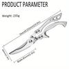 Stainless Steel Kitchen Scissor, Poultry & Fish Cutter Cleaver Knife for Cooking Ultra-Sharp Bone Scissor Meat Fruit Boning Duck Fish Scissor